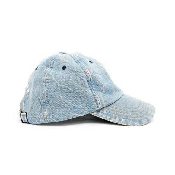 Celine Baseball Cap Triomphe Denim S Size Light Blue Apparel Hat Cap main image 5
